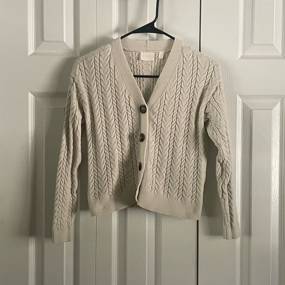 Cyrus Cable Knit Cardigan
